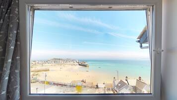 Panoramic Double Room, Harbor View | Egyptian cotton sheets, premium bedding, individually decorated