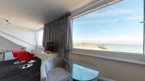 Panoramic Double Room, Harbor View | Egyptian cotton sheets, premium bedding, individually decorated