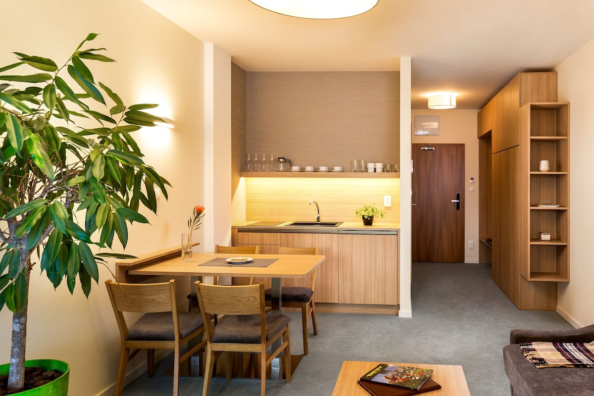 Studio (2+2) | Hypo-allergenic bedding, in-room safe, blackout curtains, free WiFi