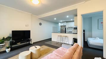 Apartment (2 Bedrooms) | Living area | TV