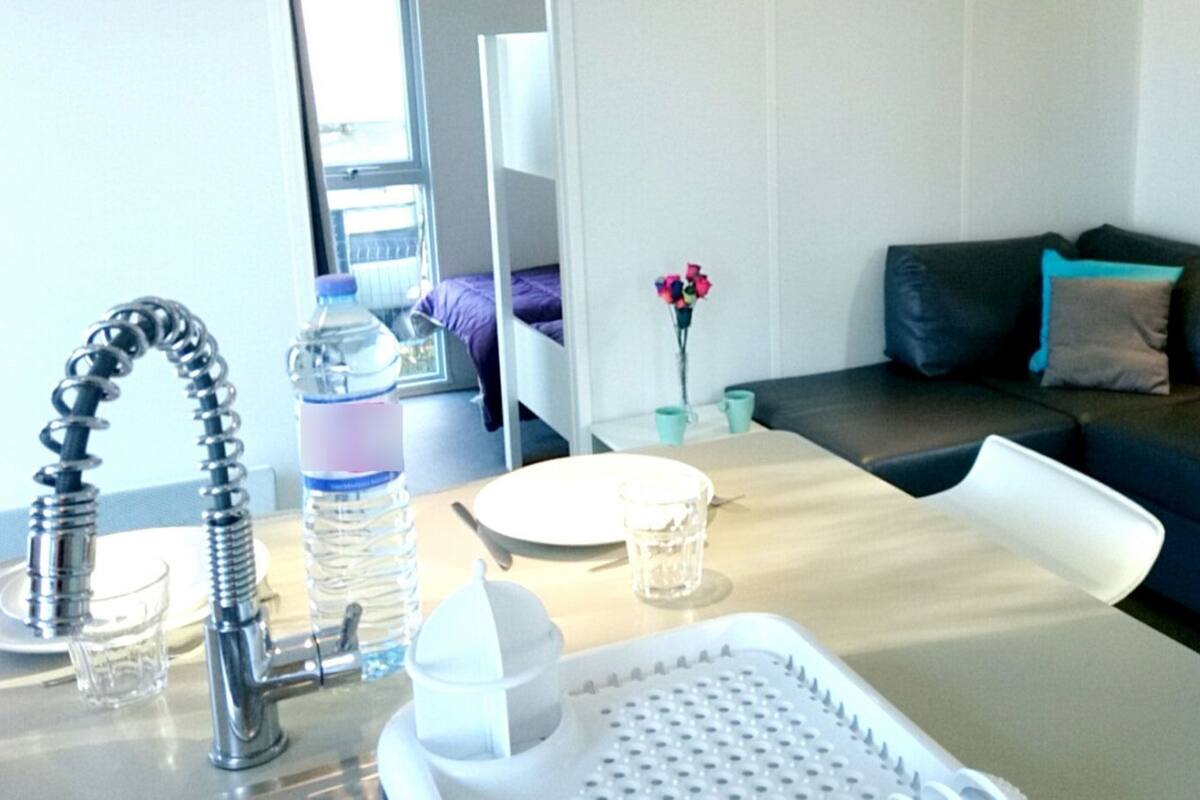Mobile Home Confort (Grand) | Coin séjour