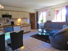 家庭公寓, 2 间卧室 (Großer Bär) | 私人简易厨房 | 冰箱、微波炉、烤箱、炉灶