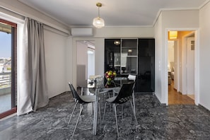 Apartment, 2 Bedrooms, Sea View | Living area | 32-inch flat-screen TV with digital channels, TV