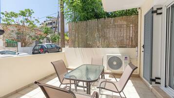 Apartment, 1 Bedroom, City View | Terrace/patio