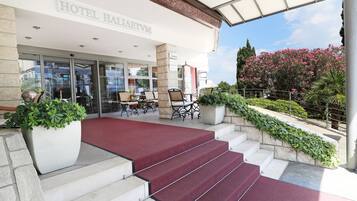 Entrada de la propiedad