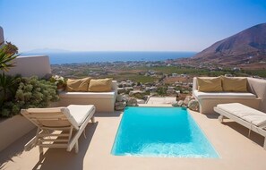 Outdoor pool - Art Villa Exogonia Santorini (Santorini)