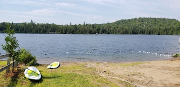 Playa privada, kayak