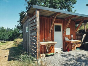 Shower, toilet paper - Camping des vignes (Dun)