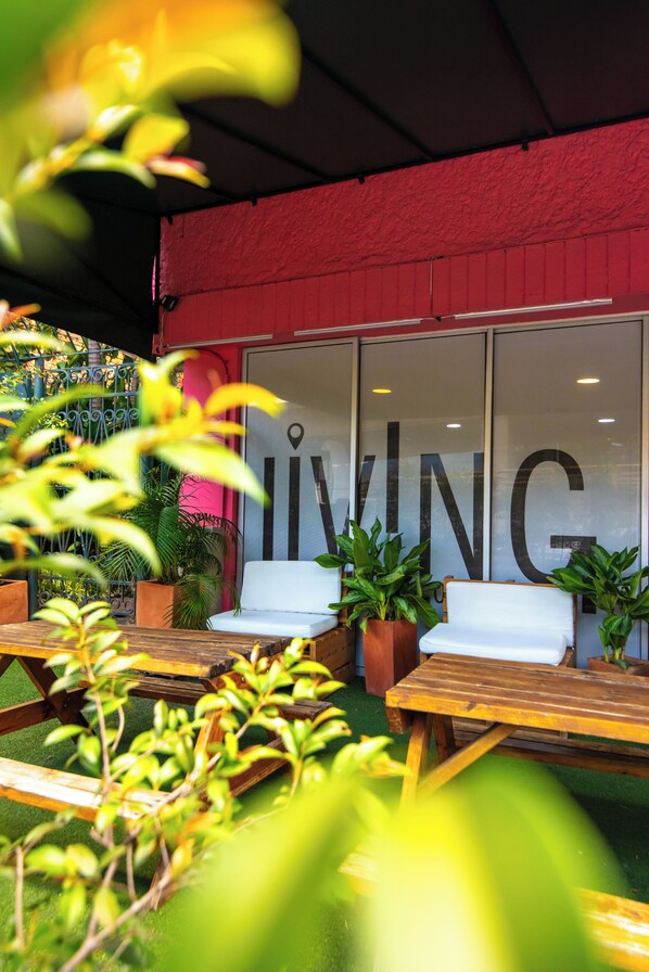 Terrace/patio - Living Hostal - Hostel (Medellín)