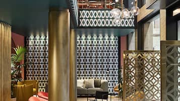 Sala de estar en el lobby