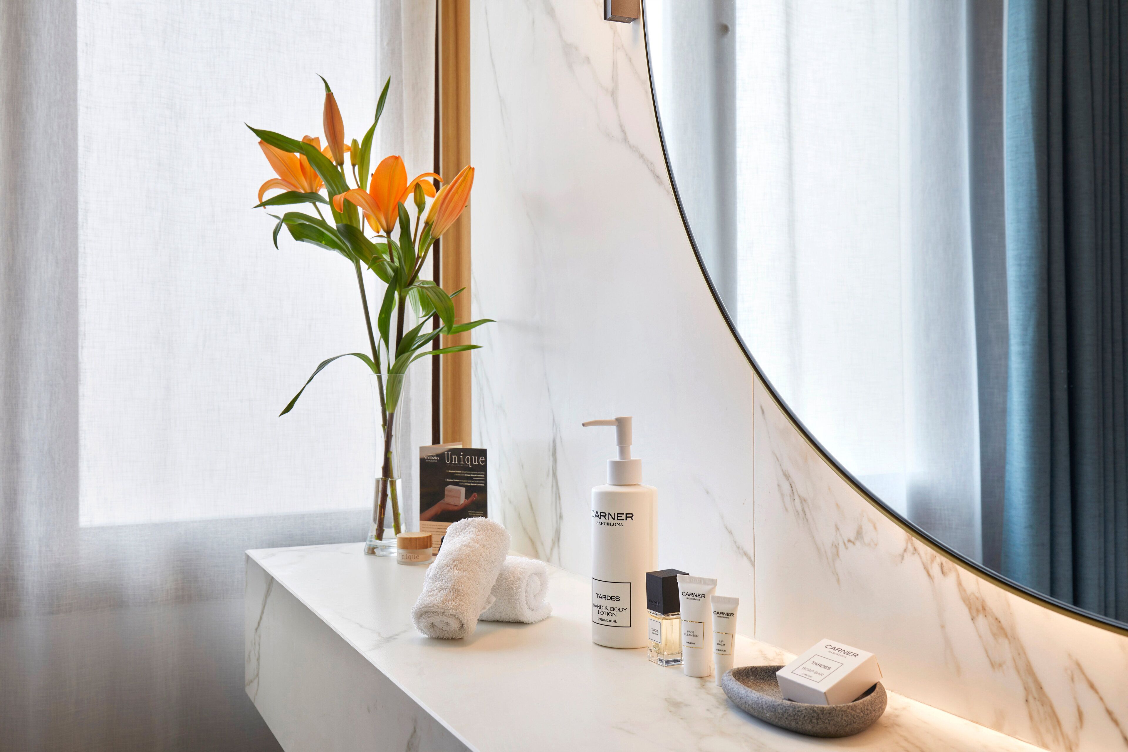 premium room with balcony | bathroom | designer toiletries, hair dryer, bathrobes, slippers