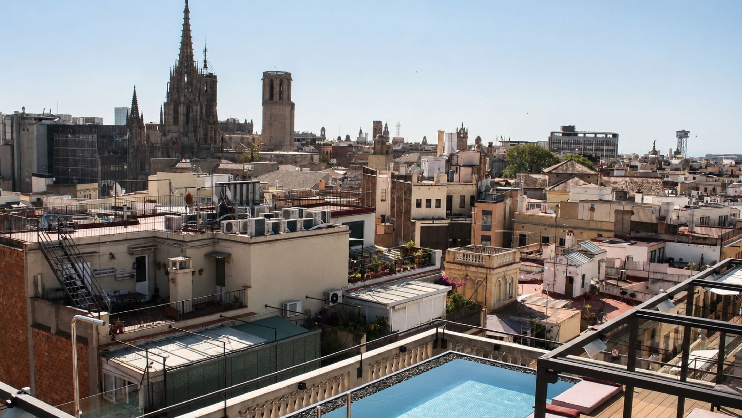 Rooftop pool