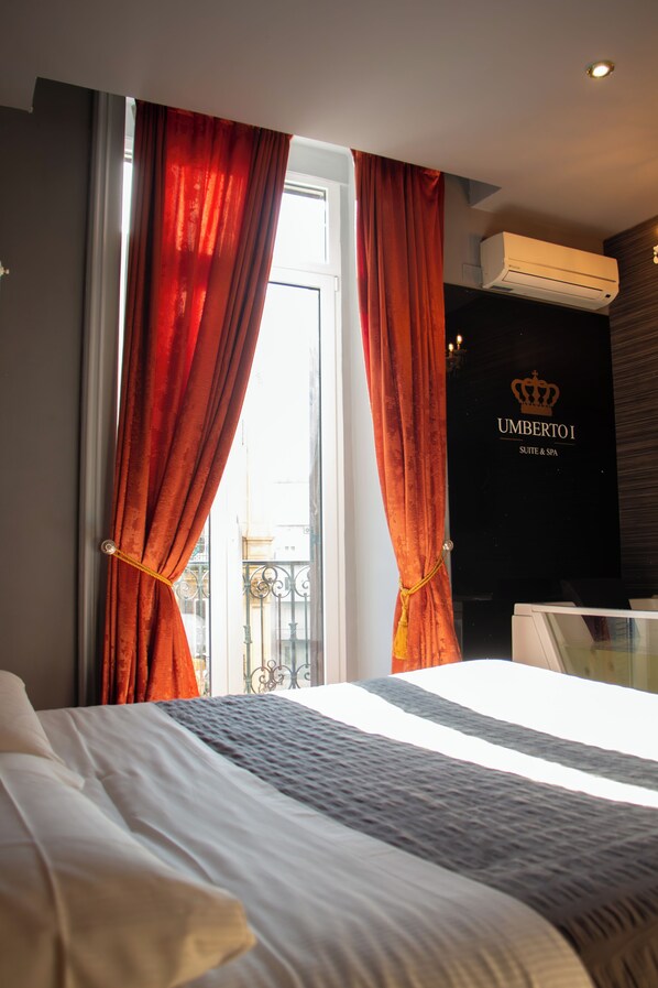 Deluxe Room, 1 Queen Bed, Jetted Tub, City View | View from room