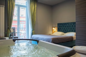 Deluxe Room, 1 Queen Bed, Jetted Tub, City View | View from room - Umberto Primo Suite e Spa (Naples)