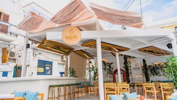 Café da manhã, almoço e jantar