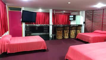 Family Suite, Multiple Beds, Non Smoking | Free WiFi, bed sheets