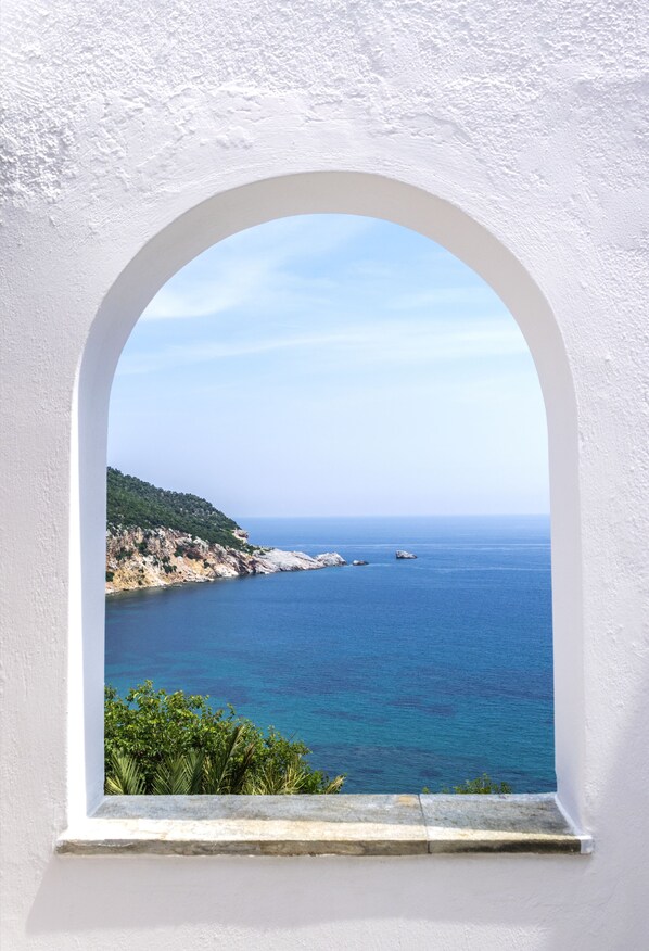 Balcony view - Lemonis Studios (Skopelos)