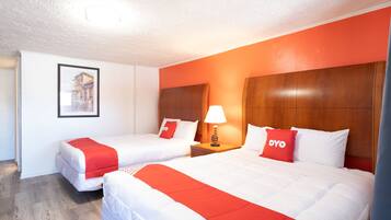 Room, 2 Queen Beds | Desk, soundproofing, free WiFi, bed sheets