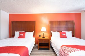 Room, 2 Queen Beds | Desk, soundproofing, free WiFi, bed sheets