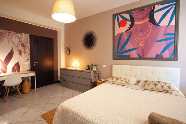 Individually decorated, individually furnished, desk, free WiFi