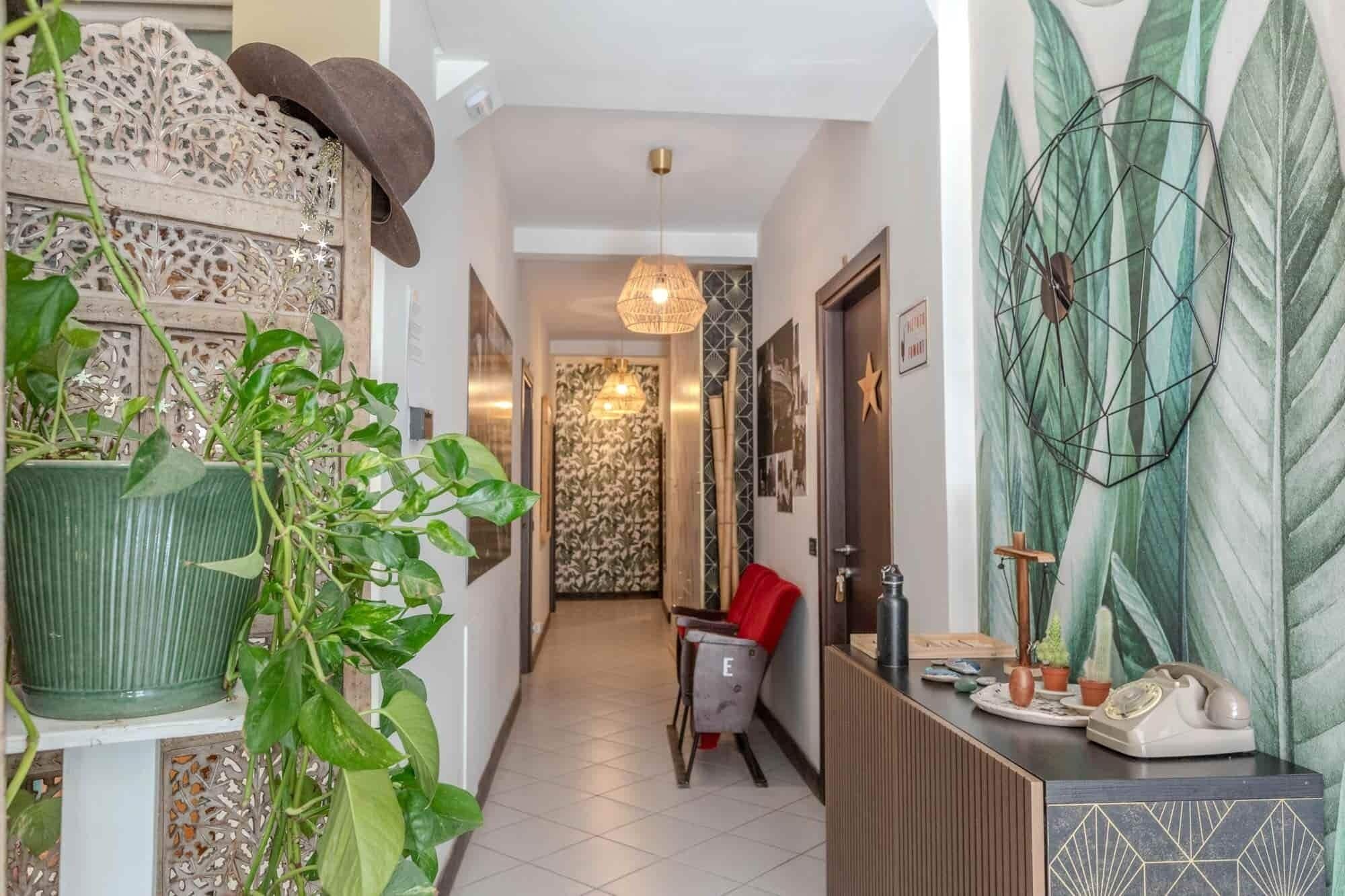 Een flatscreentelevisie