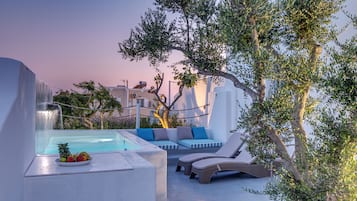 Tina de hidromasaje privada