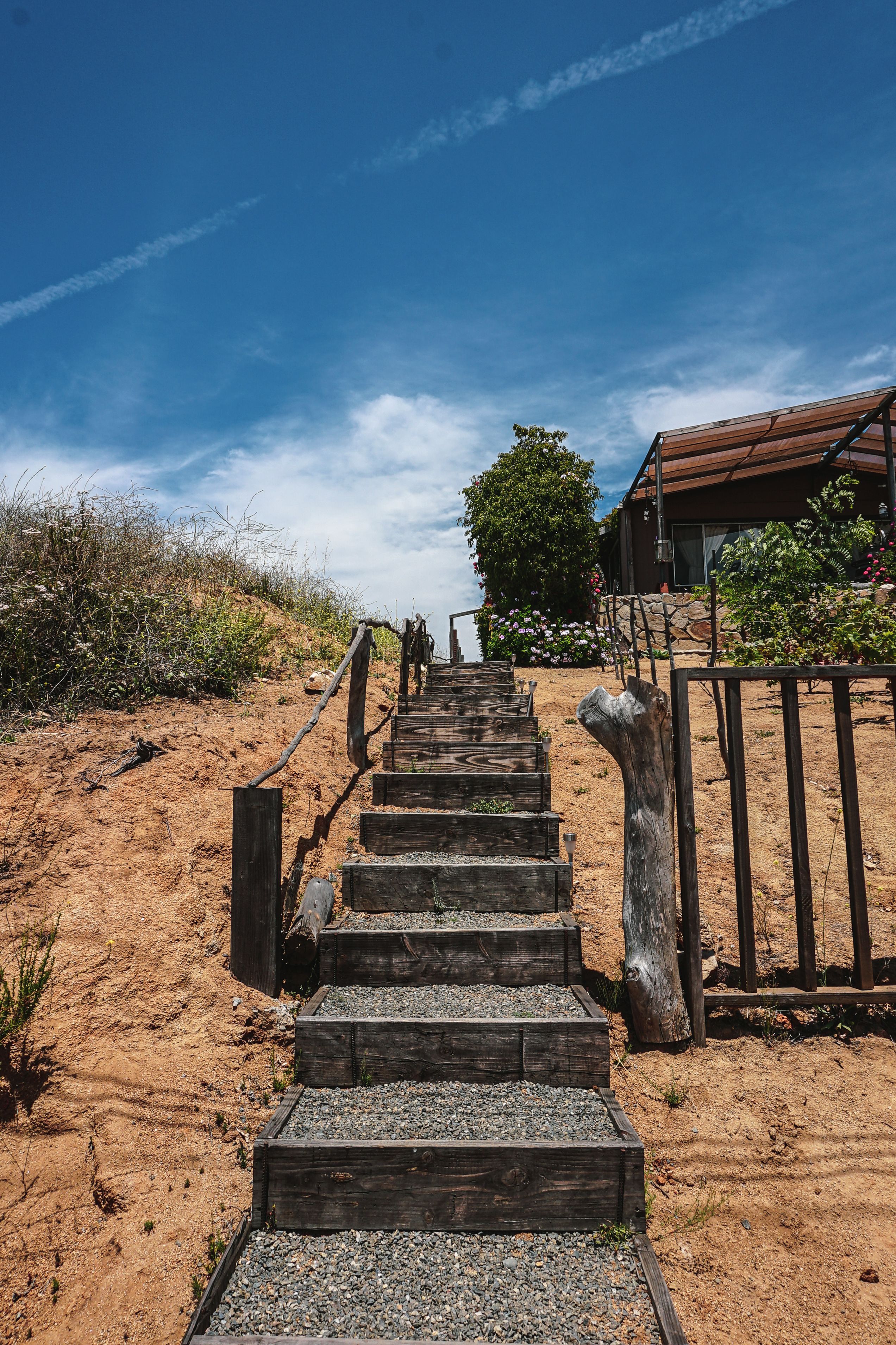 Entrée de l’hébergement