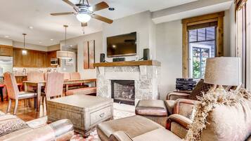 Condo (Breck Water House 5209) | Living room | Flat-screen TV