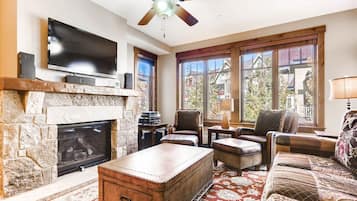 Condo (Breck Water House 5209) | Living room | Flat-screen TV