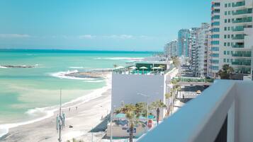 Sun loungers, beach towels