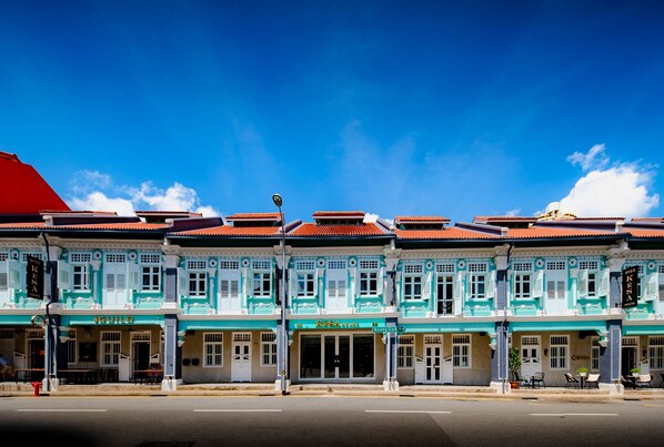 Façade de l’hébergement