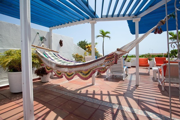 Private terrace, looking to the Caribbean Ocean with beautiful sunsets