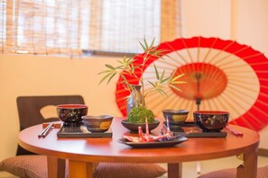 Interior detail - Kyo Machiya Nijo (Kyoto)
