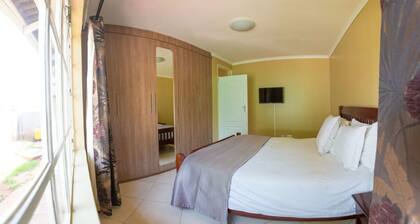 2 Bed roomed fully furnished and secure apartment,very close to shopping center.