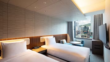 Deluxe Twin Room - 3 Person (Credit Cards Only) | In-room safe, soundproofing, free WiFi, bed sheets