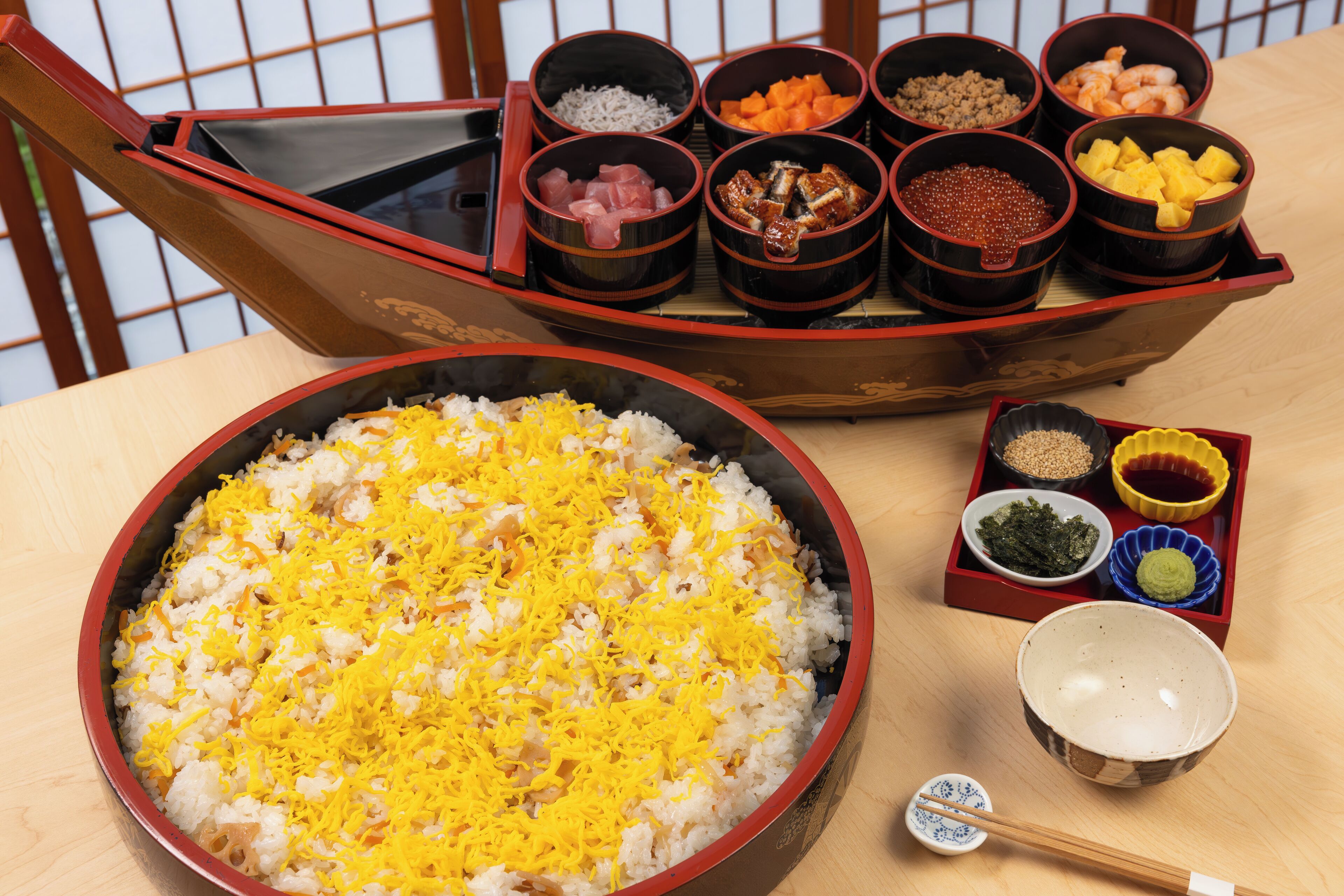 daily buffet breakfast (jpy 3500 per person)