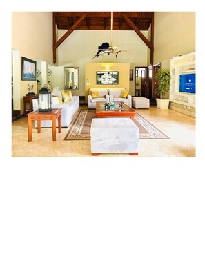 Smart TV, DVD player, books, stereo