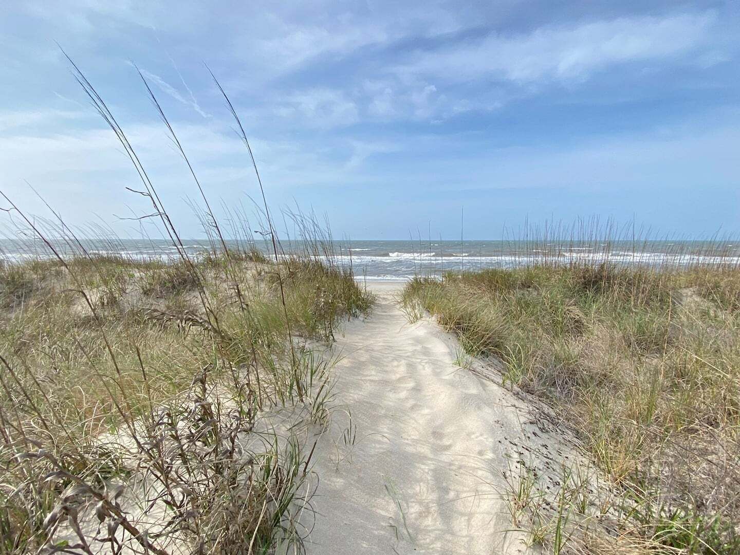 Vlak bij het strand