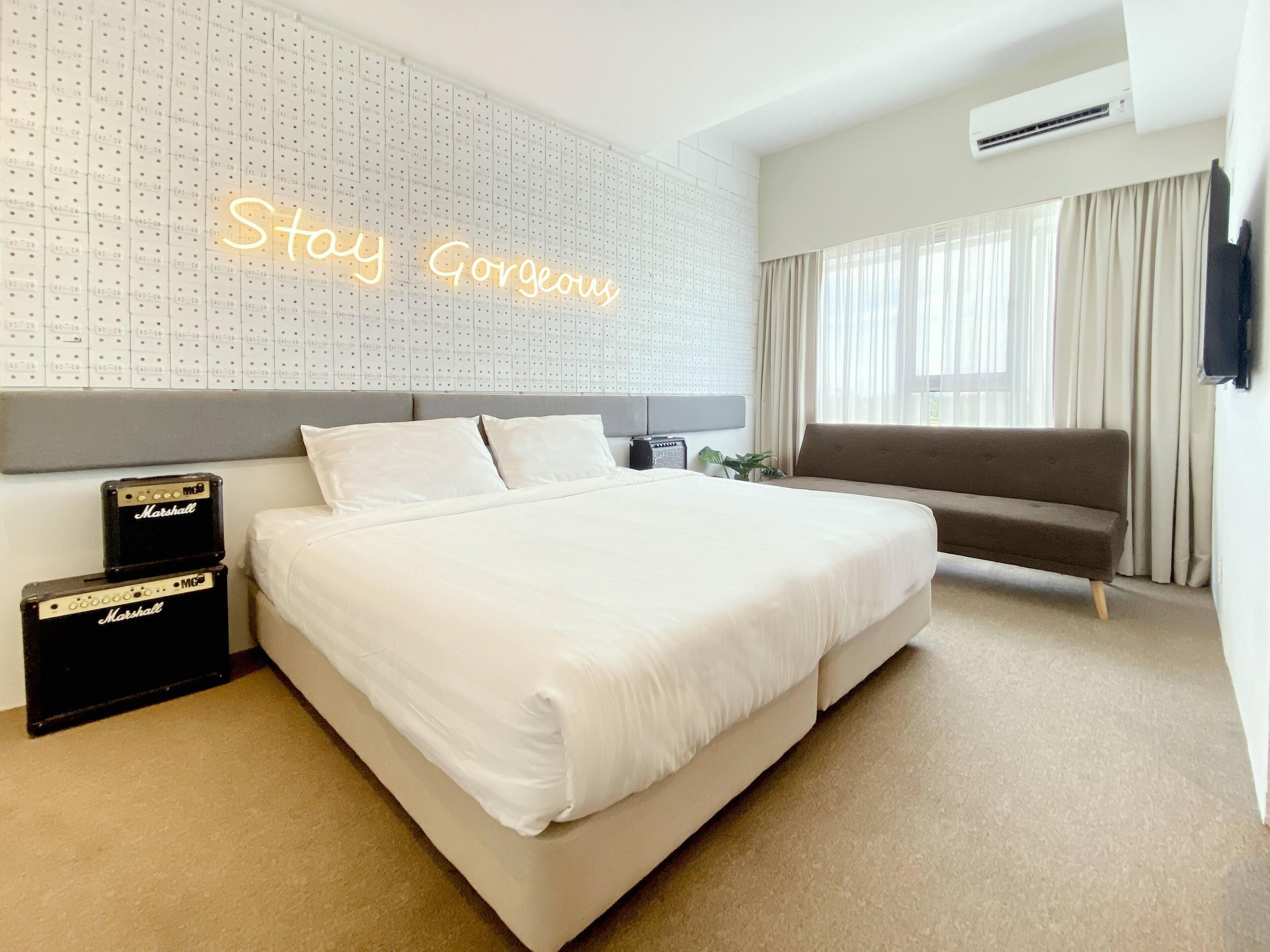 the musician room | individually decorated, individually furnished, desk, laptop workspace