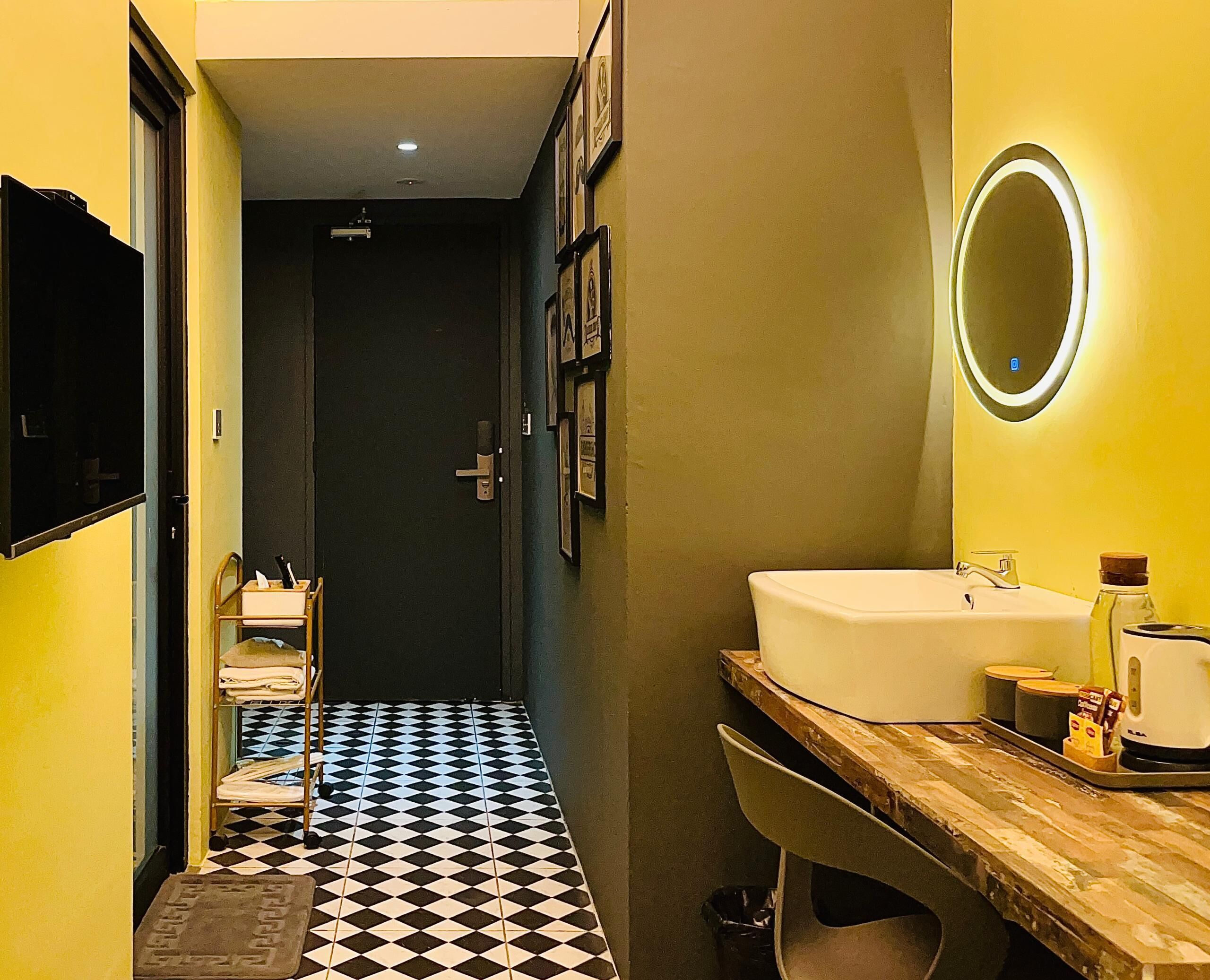 the barber room | individually decorated, individually furnished, desk, laptop workspace