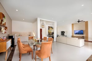 Family Villa, 2 Bedrooms, Non Smoking, Private Pool | Private kitchen | Fridge, stovetop, coffee/tea maker, electric kettle - The Luxury Collection, Monaco Blu (Seminyak)