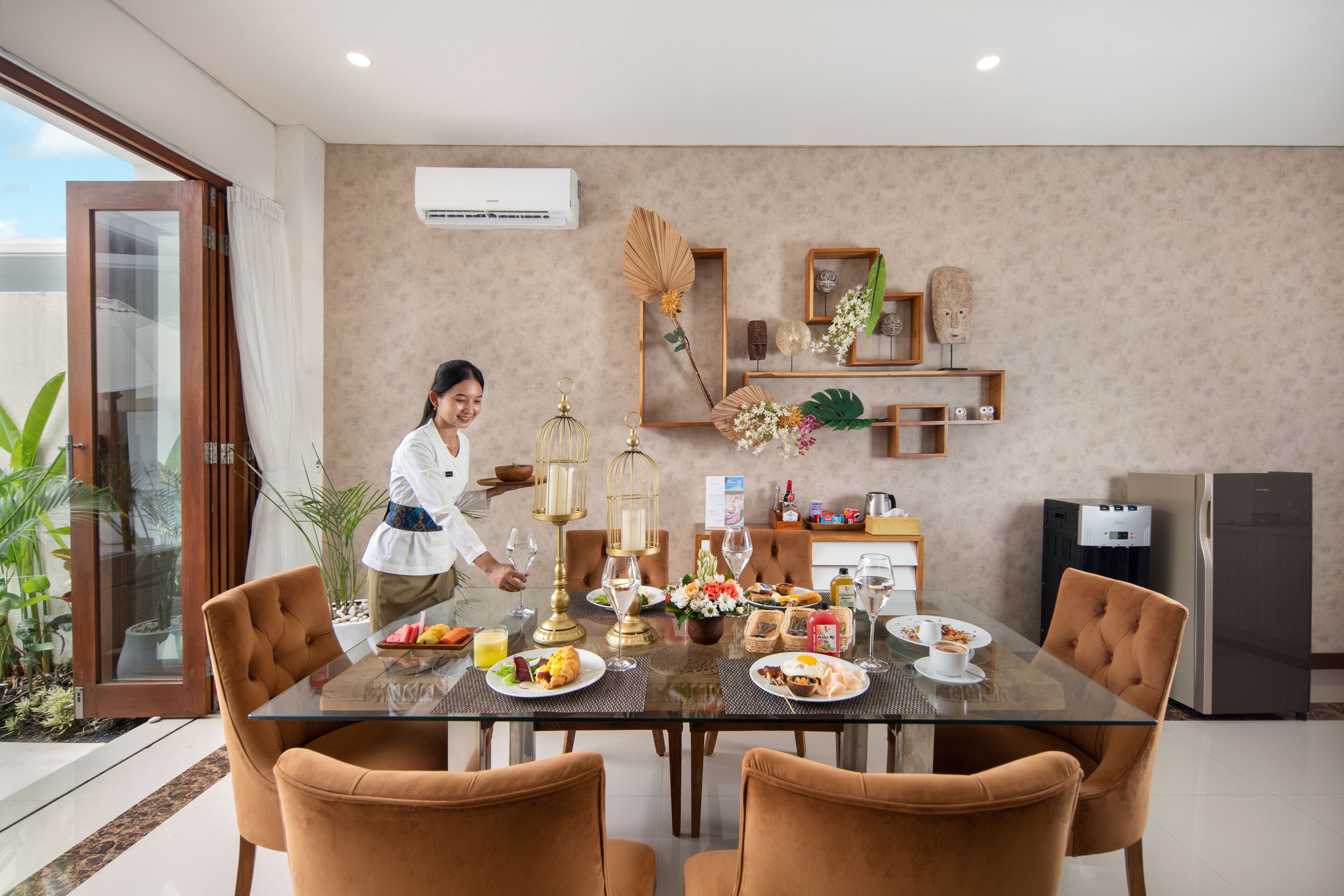 Family Villa, 2 Bedrooms, Non Smoking, Private Pool | Living area | 49-inch Smart TV with premium channels, TV, Netflix