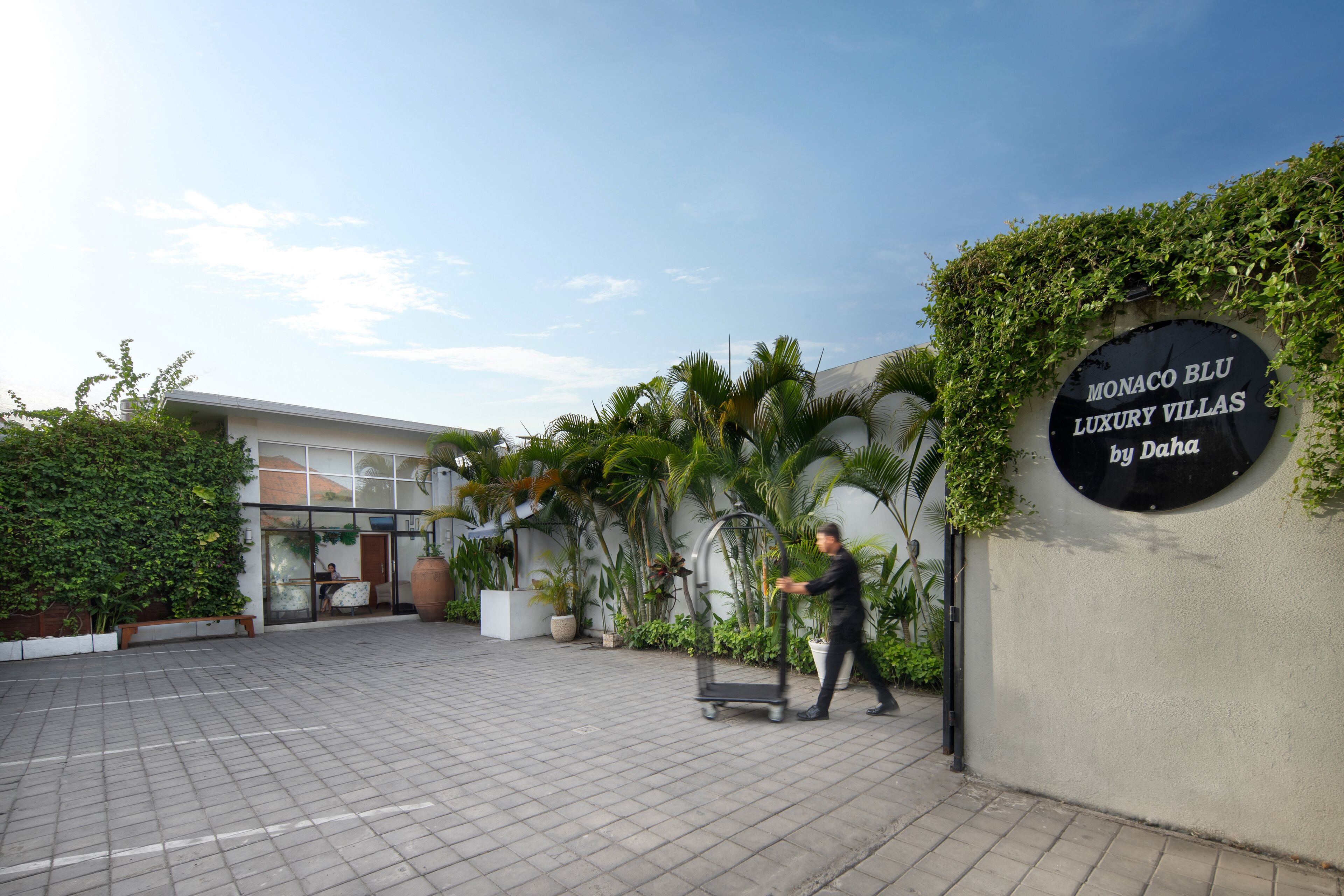 Fassade der Unterkunft