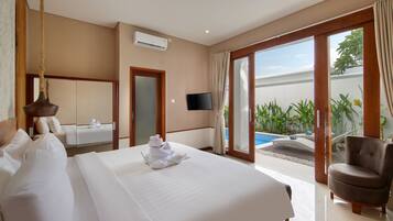 Familienvilla, 2 Schlafzimmer, Nichtraucher, eigener Pool