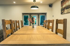 Dining - Luxury traditional stone farmhouse, stunning views (Delph)