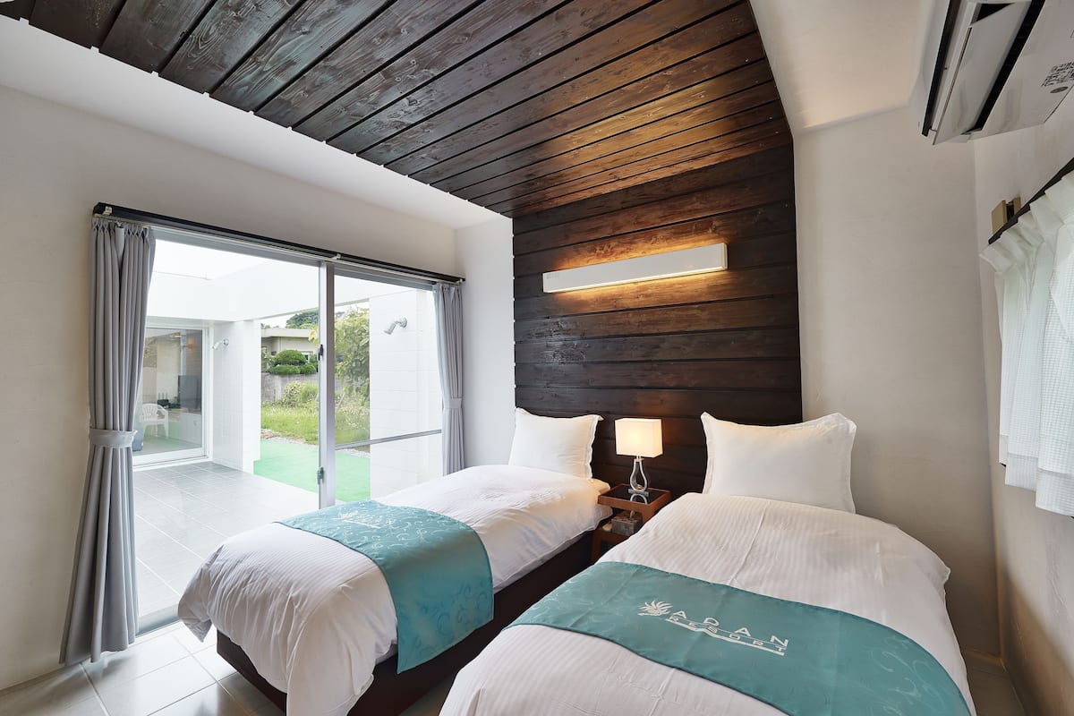 2 kamar tidur, tempat tidur bayi (biaya tambahan), dan Wi-Fi gratis