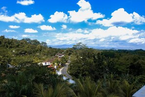 Blick von der Unterkunft