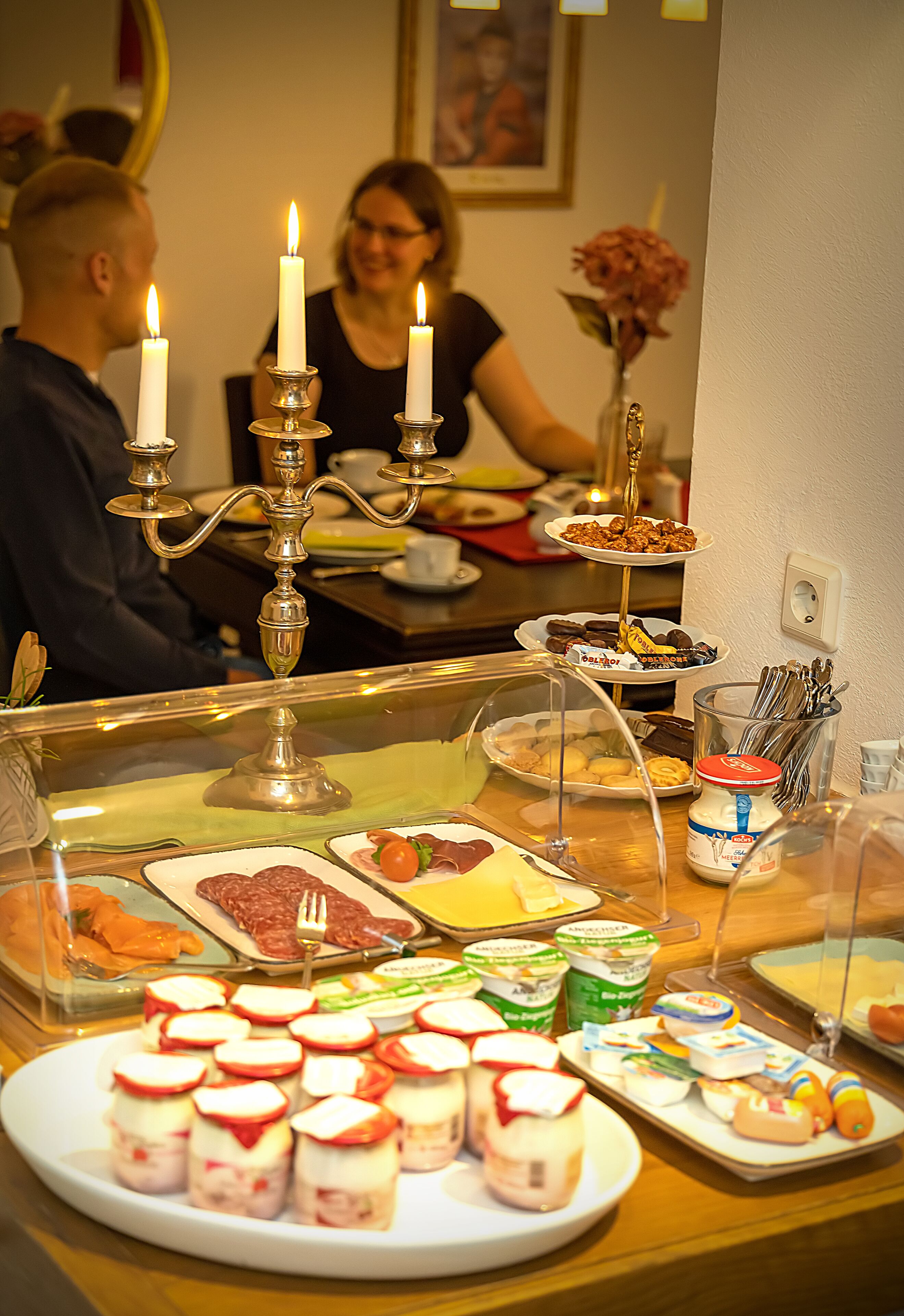 daily buffet breakfast (eur 19.00 per person)