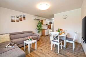 TV, fireplace, table tennis