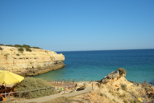 Uitzicht op strand/zee
